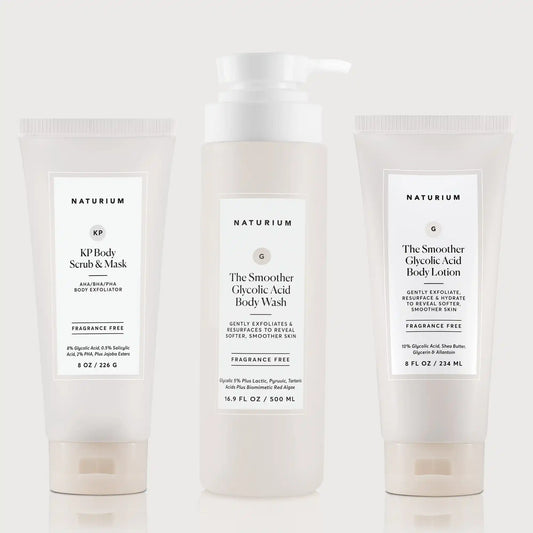 the-glycolic-acid-body-bundle-f4 NATR_KPScrub_SmootherBodyWash_SmootherLotion_Bundle_ecomm.webp